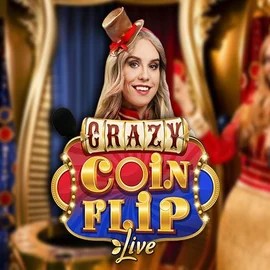 Crazy Coin Flip game by Evolution – logo hosted on Casino Prestige