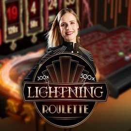 Lightning Roulette casino game by Evolution – featured logo at Casino Prestige