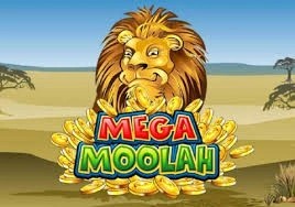 Mega Moolah slot slot logo by Games Global at Casino Prestige