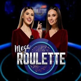 Mega Roulette logo by Pragmatic Play at Casino Prestige