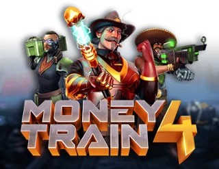 Money Train 4 slot logo by Relax Gaming at Casino Prestige
